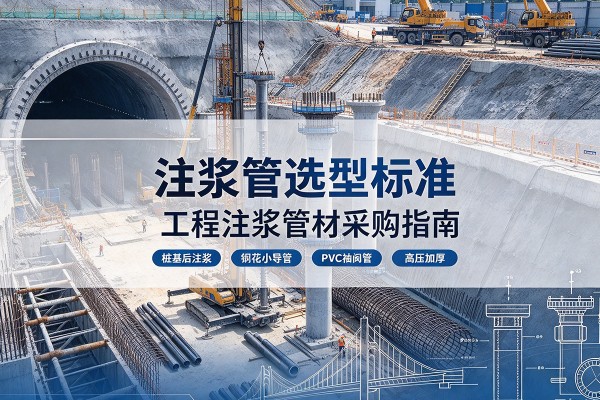 武宁注浆管选型标准