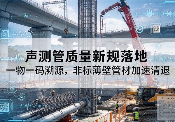 武宁声测管质量新规落地，一物一码溯源，非标薄壁管材加速清退