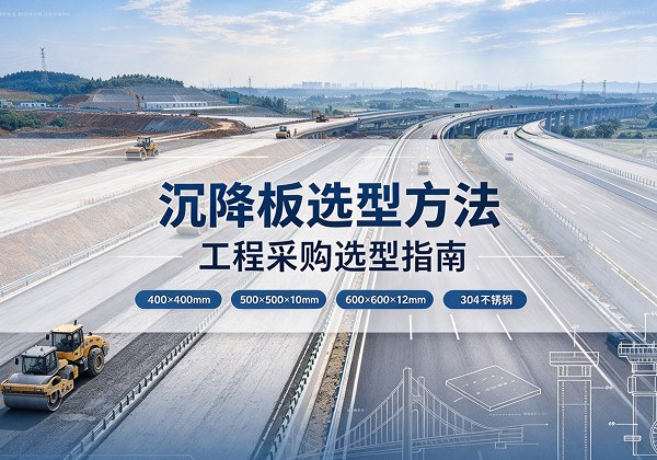 武宁沉降板选择方法