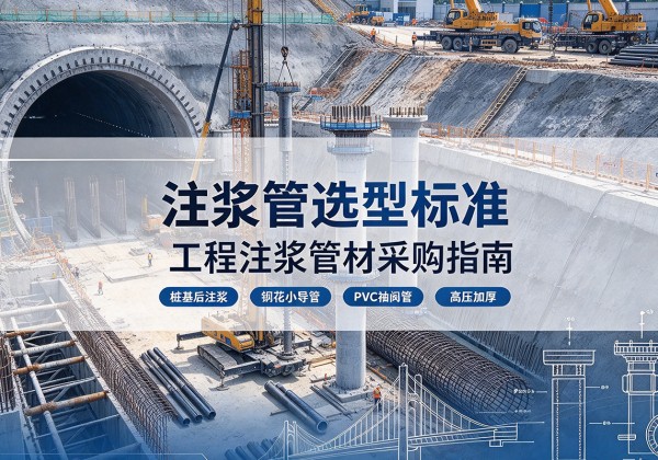 武宁注浆管选型标准